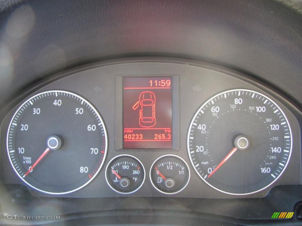 2007 Volkswagen Eos 2.0T Gauges Photo #41355643