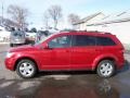 2009 Inferno Red Crystal Pearl Dodge Journey SXT  photo #10