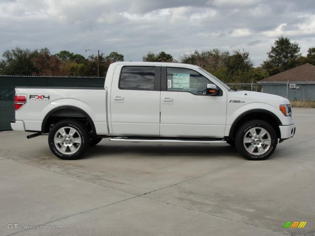 2010 F150 FX4 SuperCrew 4x4 - Oxford White / Black photo #2