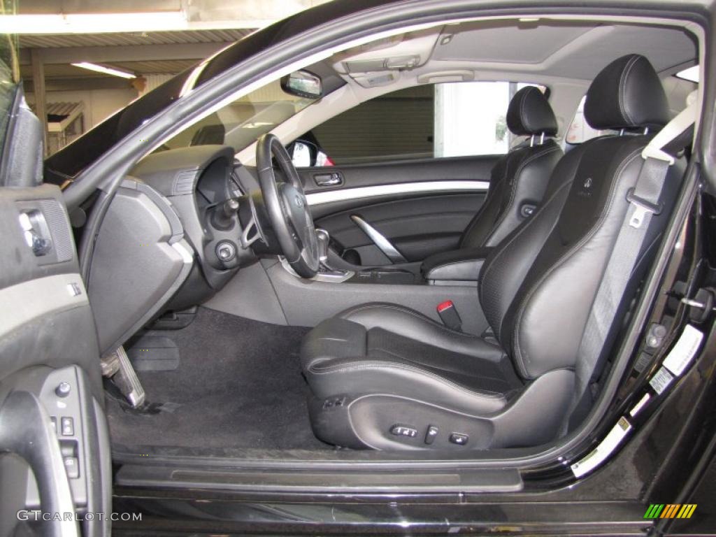 Graphite Interior 2008 Infiniti G 37 S Sport Coupe Photo #41358047