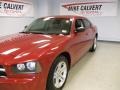 2007 Inferno Red Crystal Pearl Dodge Charger SXT  photo #6