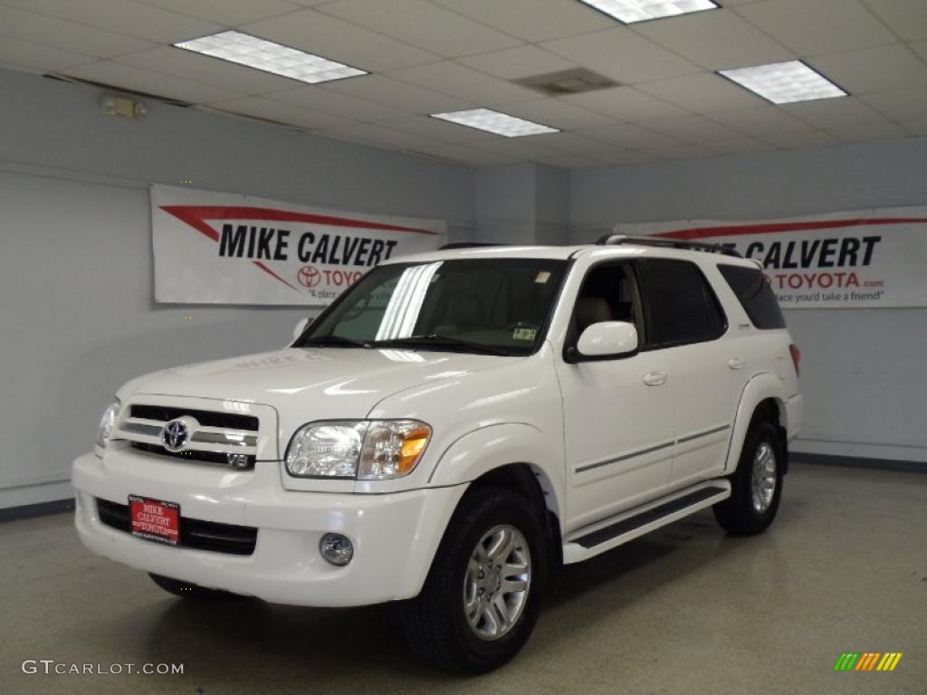 2006 Sequoia Limited - Natural White / Taupe photo #1