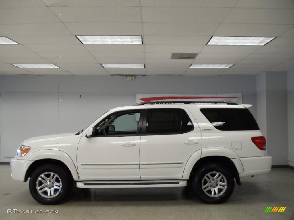 2006 Sequoia Limited - Natural White / Taupe photo #3