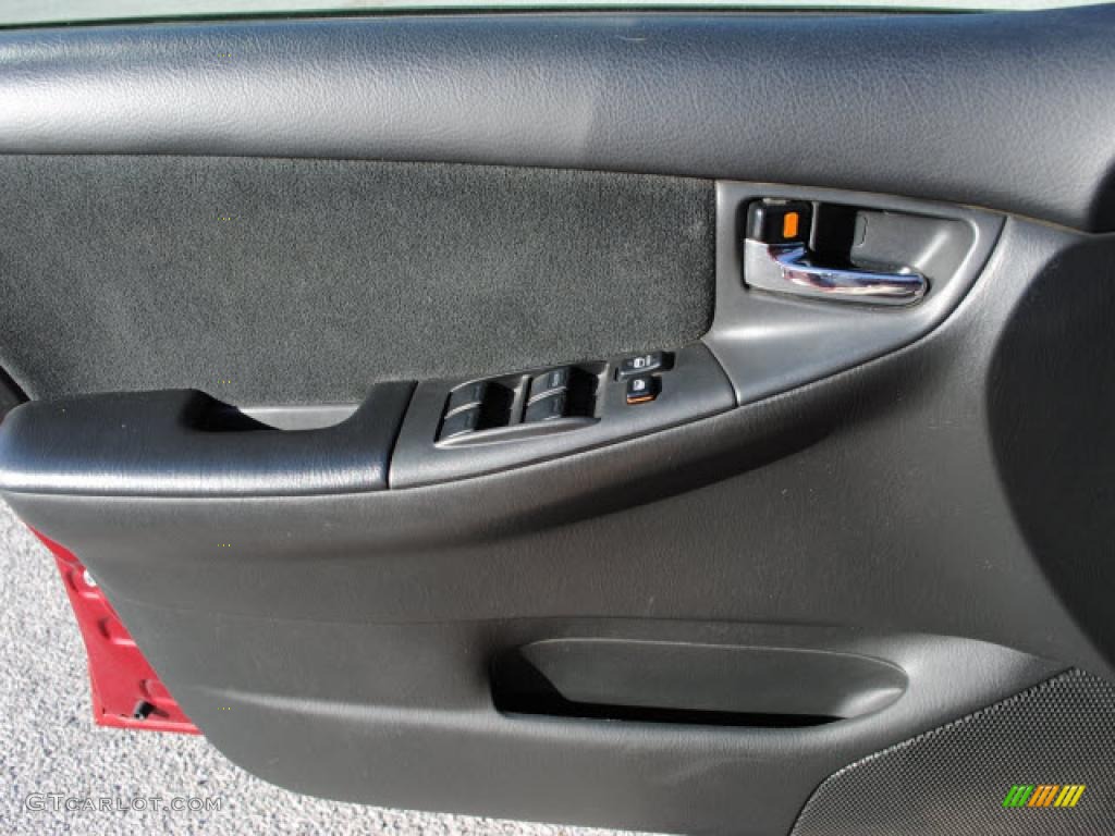 2007 Corolla S - Impulse Red Pearl / Dark Charcoal photo #13