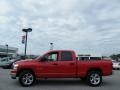 2008 Flame Red Dodge Ram 1500 Big Horn Edition Quad Cab  photo #2