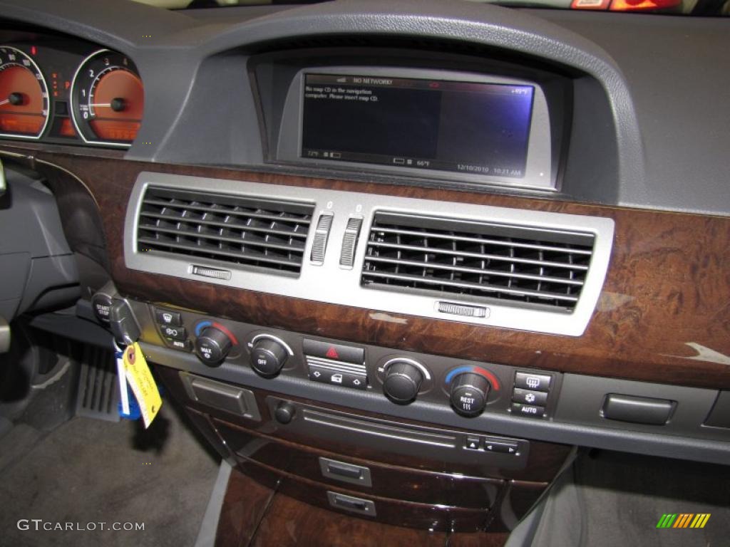 2003 7 Series 745Li Sedan - Titanium Silver Metallic / Basalt Grey/Stone Green photo #15