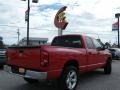 2008 Flame Red Dodge Ram 1500 Big Horn Edition Quad Cab  photo #5