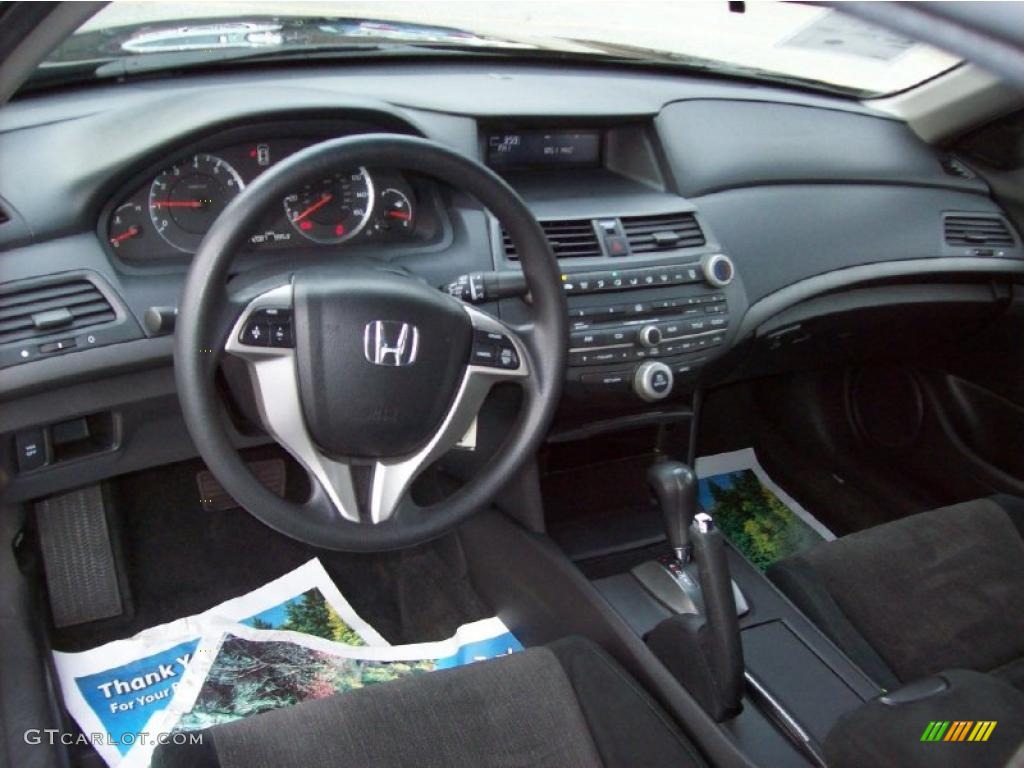 Black Interior 2008 Honda Accord Lx S Coupe Photo 41360431