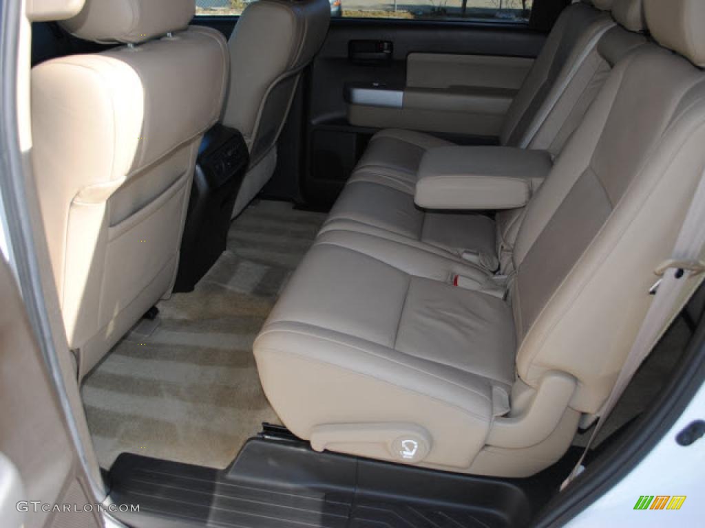 Sand Beige Interior 2008 Toyota Sequoia SR5 Photo #41360855