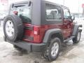 2007 Red Rock Crystal Pearl Jeep Wrangler X 4x4  photo #2