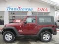 2007 Red Rock Crystal Pearl Jeep Wrangler X 4x4  photo #22