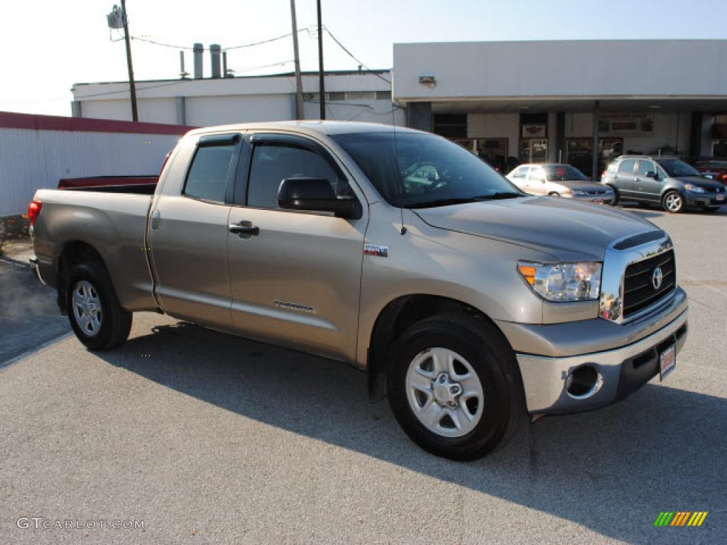 2008 Tundra Double Cab - Desert Sand Mica / Beige photo #6