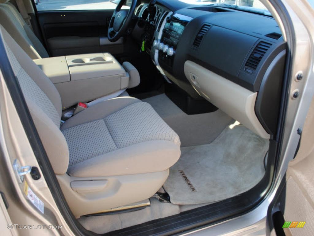 2008 Tundra Double Cab - Desert Sand Mica / Beige photo #16