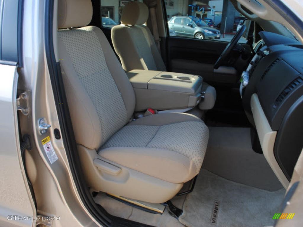 2008 Tundra Double Cab - Desert Sand Mica / Beige photo #17