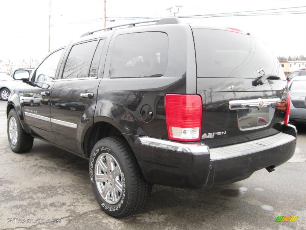 2007 Aspen Limited 4WD - Brilliant Black Crystal Pearl / Dark Slate Gray/Light Slate Gray photo #14