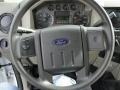 Medium Stone 2008 Ford F250 Super Duty XL SuperCab 4x4 Steering Wheel