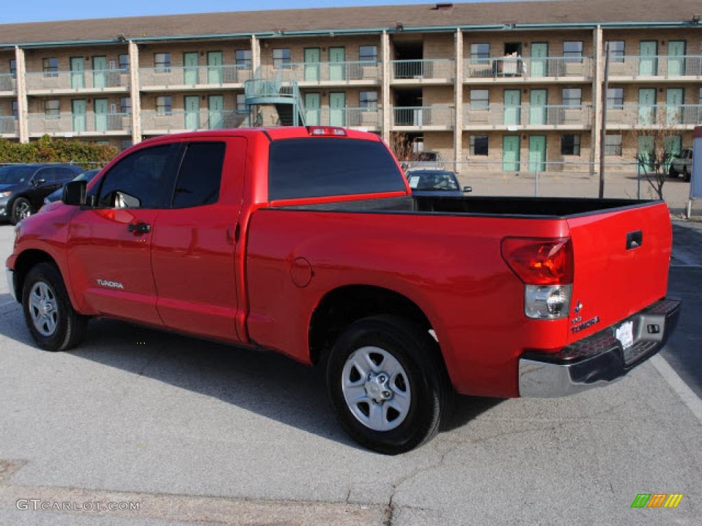 2009 Tundra Double Cab - Salsa Red Pearl / Sand photo #3