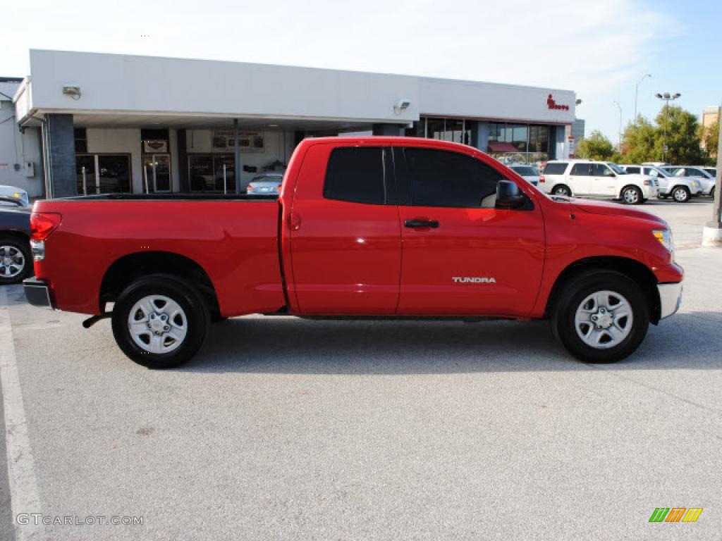2009 Tundra Double Cab - Salsa Red Pearl / Sand photo #5
