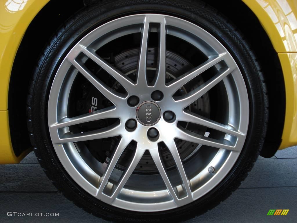 2008 RS4 4.2 quattro Convertible - Imola Yellow / Black photo #11