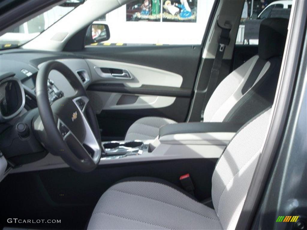 Light Titanium/Jet Black Interior 2011 Chevrolet Equinox LT AWD Photo #41364599