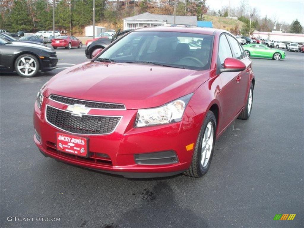 Crystal Red Metallic Tintcoat 2011 Chevrolet Cruze LT Exterior Photo #41365371