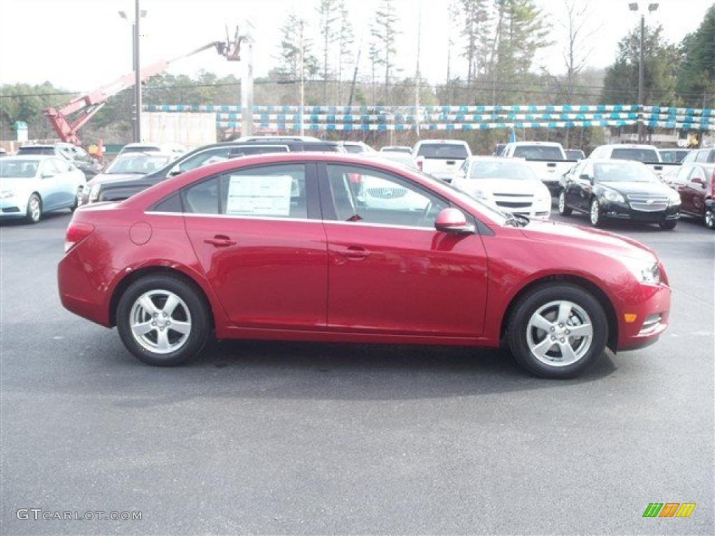 Crystal Red Metallic Tintcoat 2011 Chevrolet Cruze LT Exterior Photo #41365407