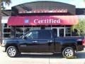 2008 Onyx Black GMC Sierra 1500 SLT Crew Cab 4x4  photo #1