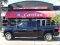 2008 Onyx Black GMC Sierra 1500 SLT Crew Cab 4x4  photo #1