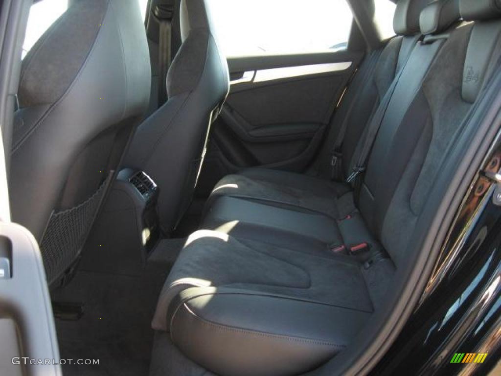 Black Interior 2011 Audi S4 3.0 quattro Sedan Photo #41368355