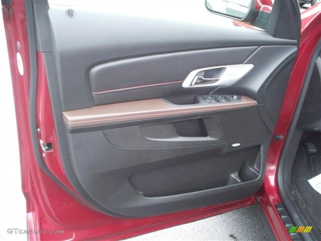 2011 GMC Terrain SLT AWD Brownstone Door Panel Photo #41369159