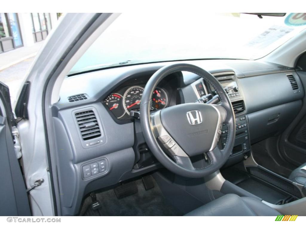 2006 Honda Pilot EX-L 4WD Gray Dashboard Photo #41369607