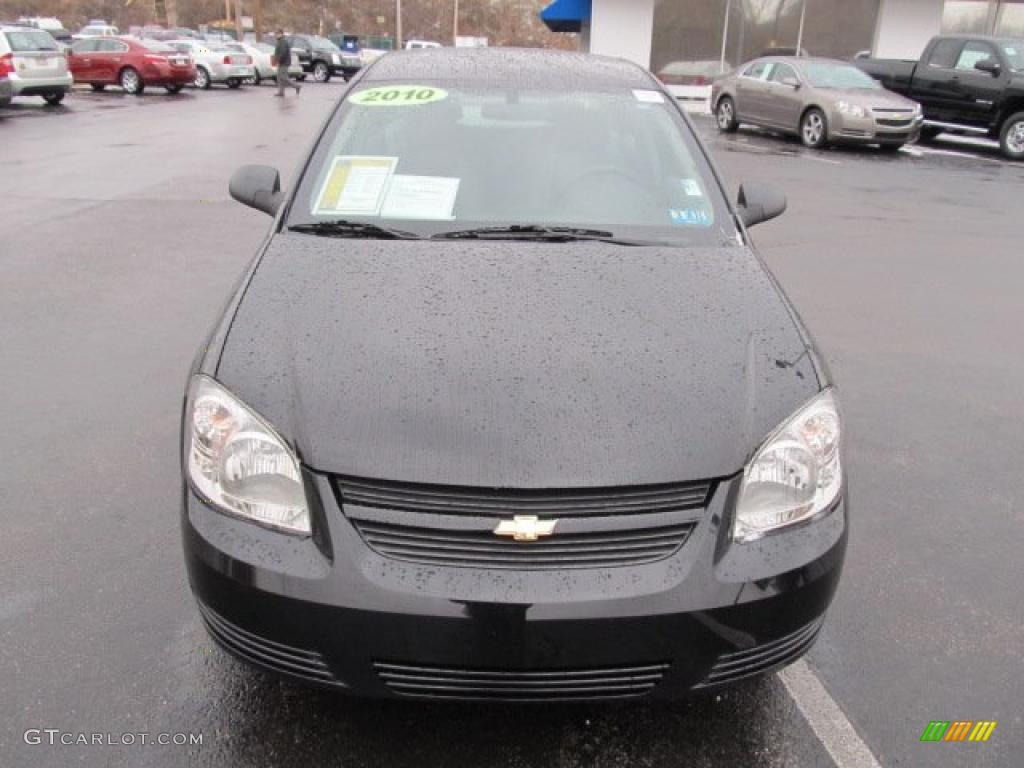 2010 Cobalt LS Sedan - Black / Gray photo #4