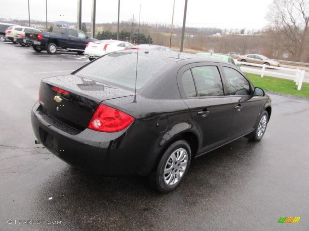 2010 Cobalt LS Sedan - Black / Gray photo #9