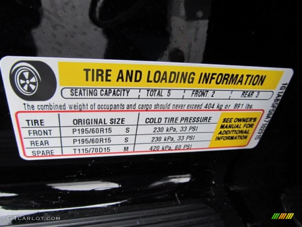 2010 Cobalt LS Sedan - Black / Gray photo #24