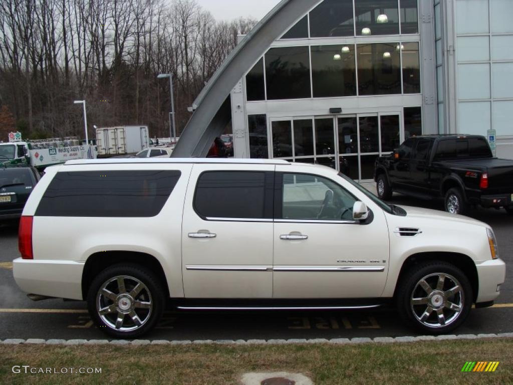 White Diamond 2009 Cadillac Escalade ESV AWD Exterior Photo #41370559