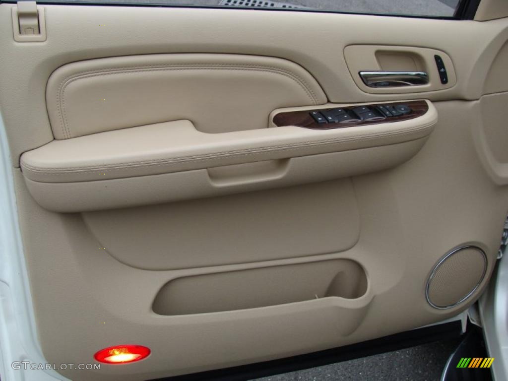 2009 Cadillac Escalade ESV AWD Cocoa/Cashmere Door Panel Photo #41370667