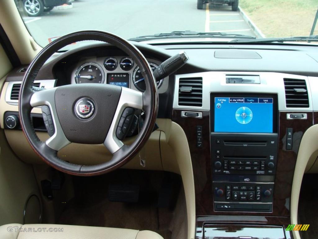2009 Cadillac Escalade ESV AWD Cocoa/Cashmere Dashboard Photo #41370759
