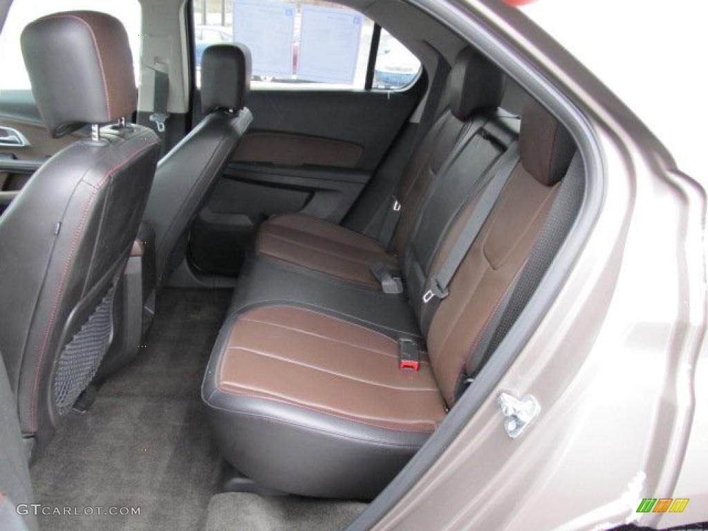Jet Black/Brownstone Interior 2010 Chevrolet Equinox LTZ AWD Photo #41370767