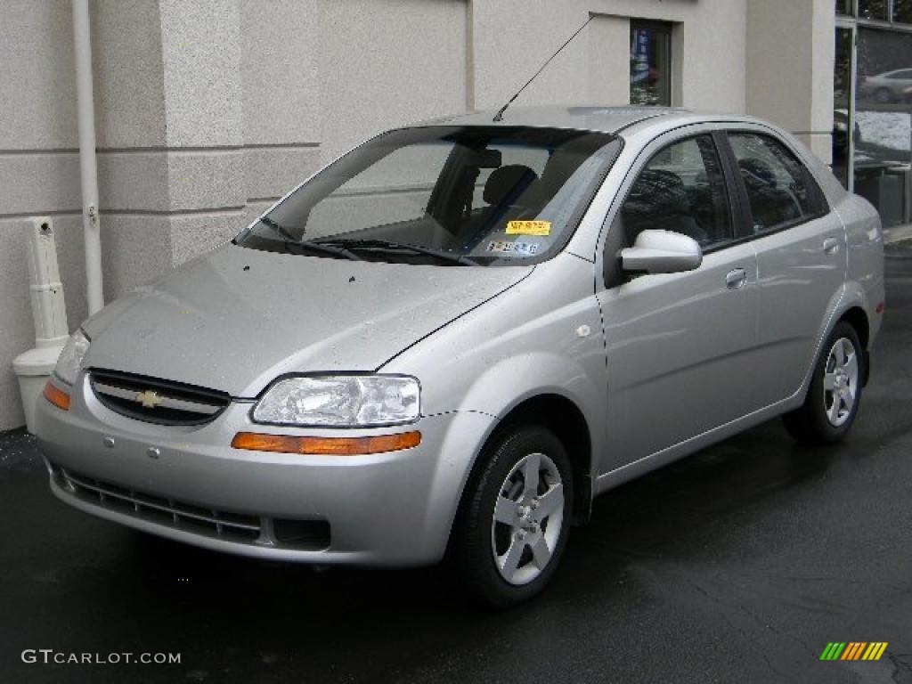 Galaxy Silver Metallic 2005 Chevrolet Aveo LS Sedan Exterior Photo #41371872