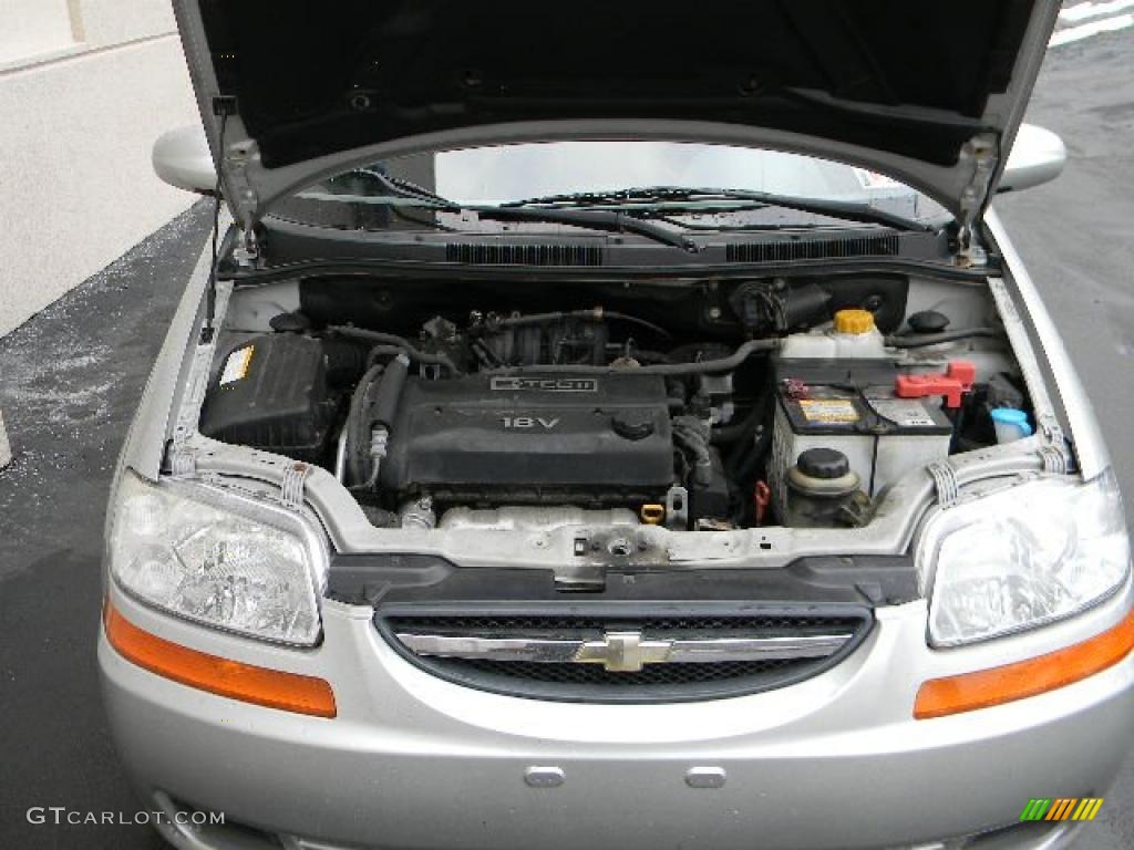 2005 Chevrolet Aveo LS Sedan 1.6L DOHC 16V 4 Cylinder Engine Photo #41371888