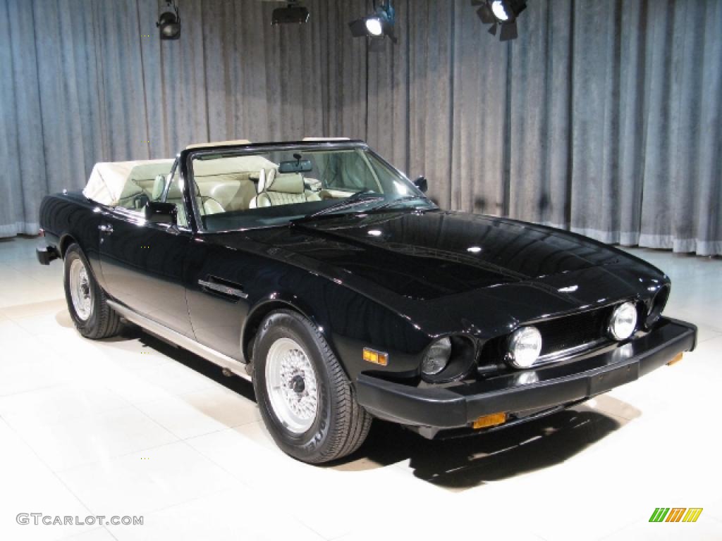 Black 1988 Aston Martin V8 Vantage Volante Exterior Photo #4137370