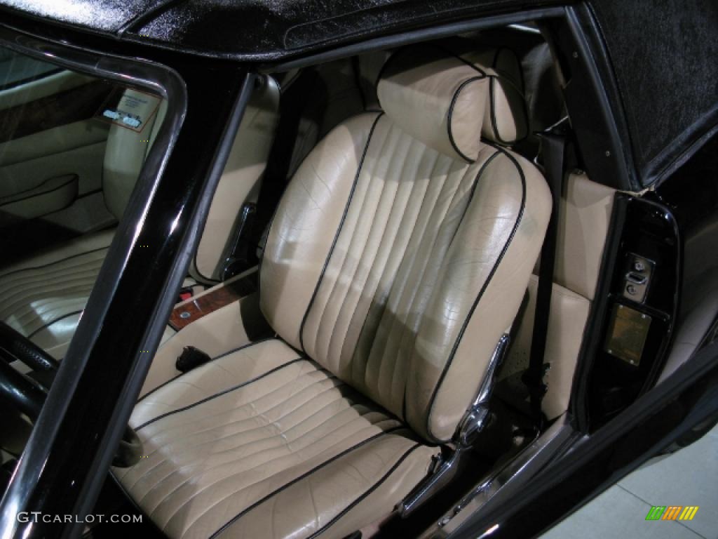 1988 Aston Martin V8 Vantage Volante Front Seat Photo #4137380