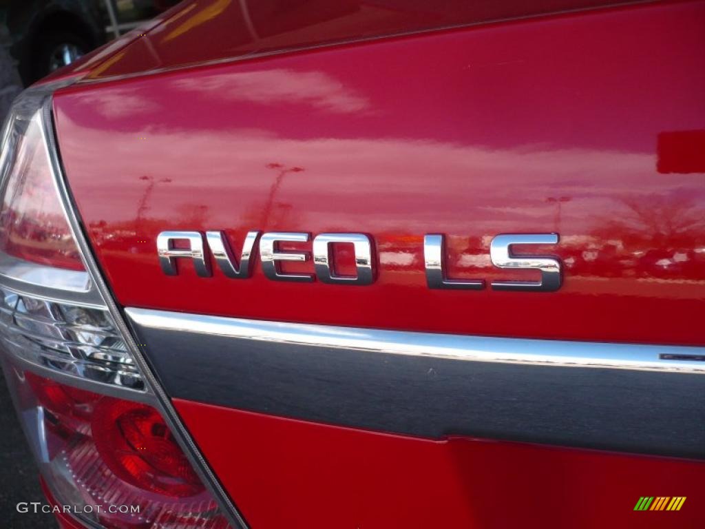 2008 Chevrolet Aveo LS Sedan Marks and Logos Photo #41376632