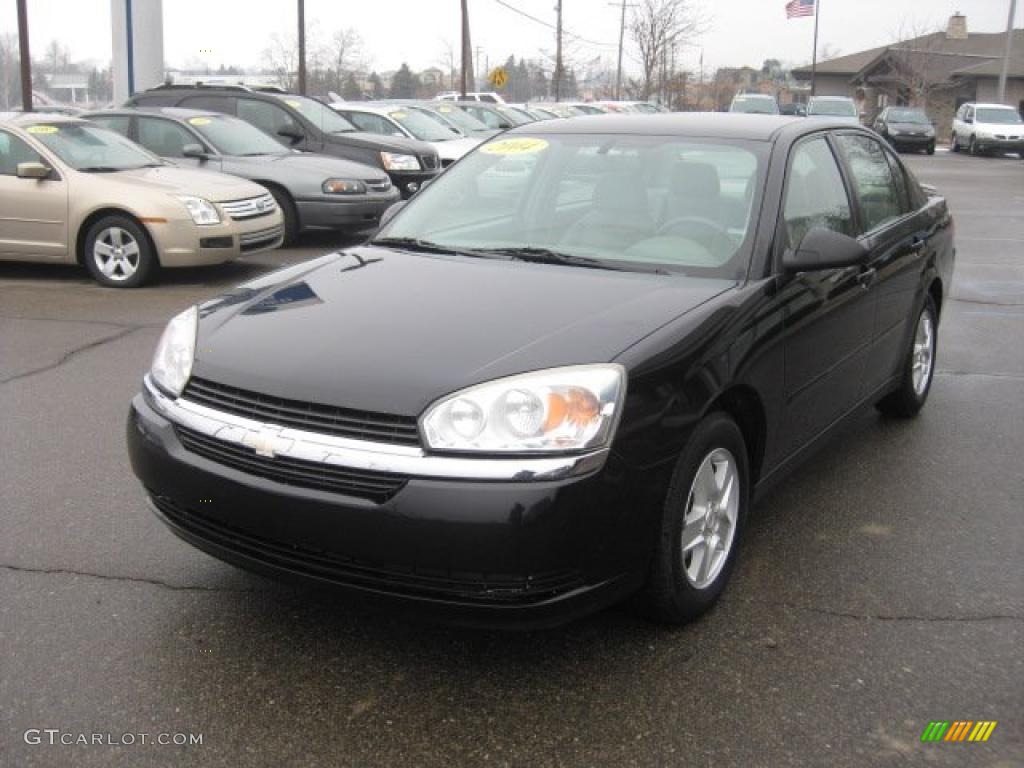 Black 2004 Chevrolet Malibu LS V6 Sedan Exterior Photo #41377284