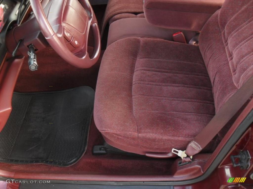 Medici Red Interior 1999 Buick LeSabre Custom Sedan Photo #41378301