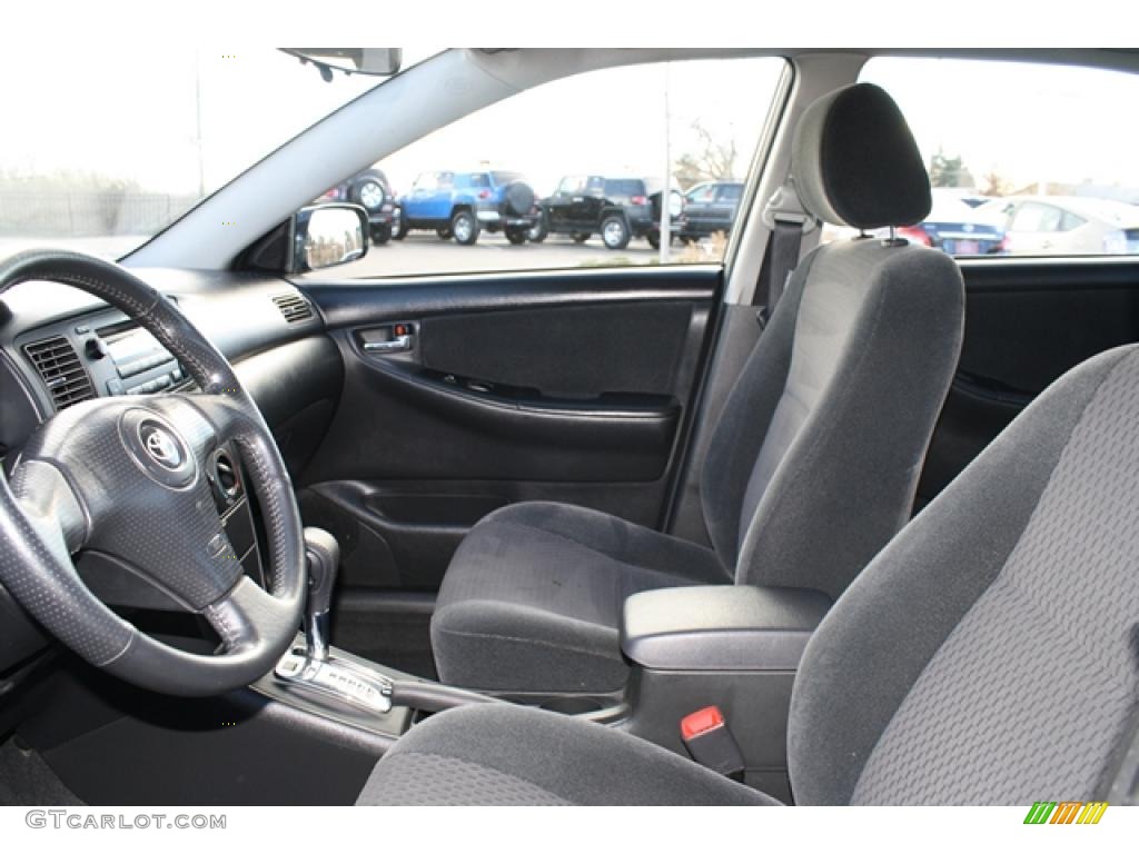 Dark Charcoal Interior 2007 Toyota Corolla S Photo #41378384