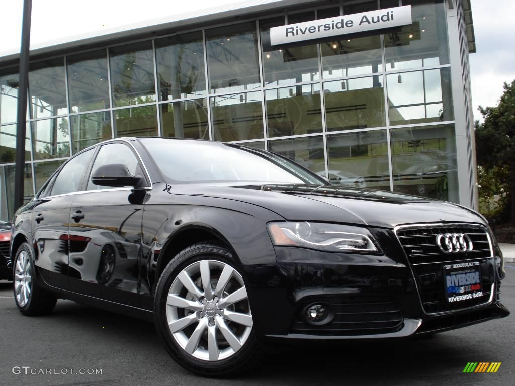 2009 A4 3.2 quattro Sedan - Brilliant Black / Black photo #1