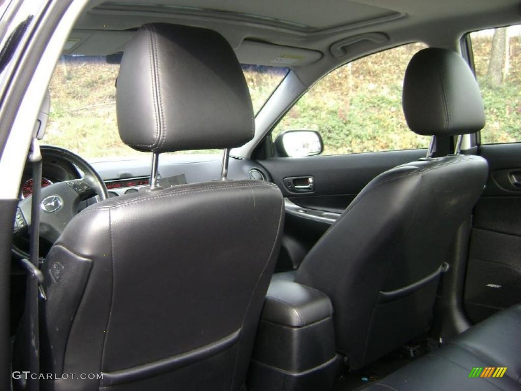 Black Interior 2003 Mazda MAZDA6 s Sedan Photo #41379244