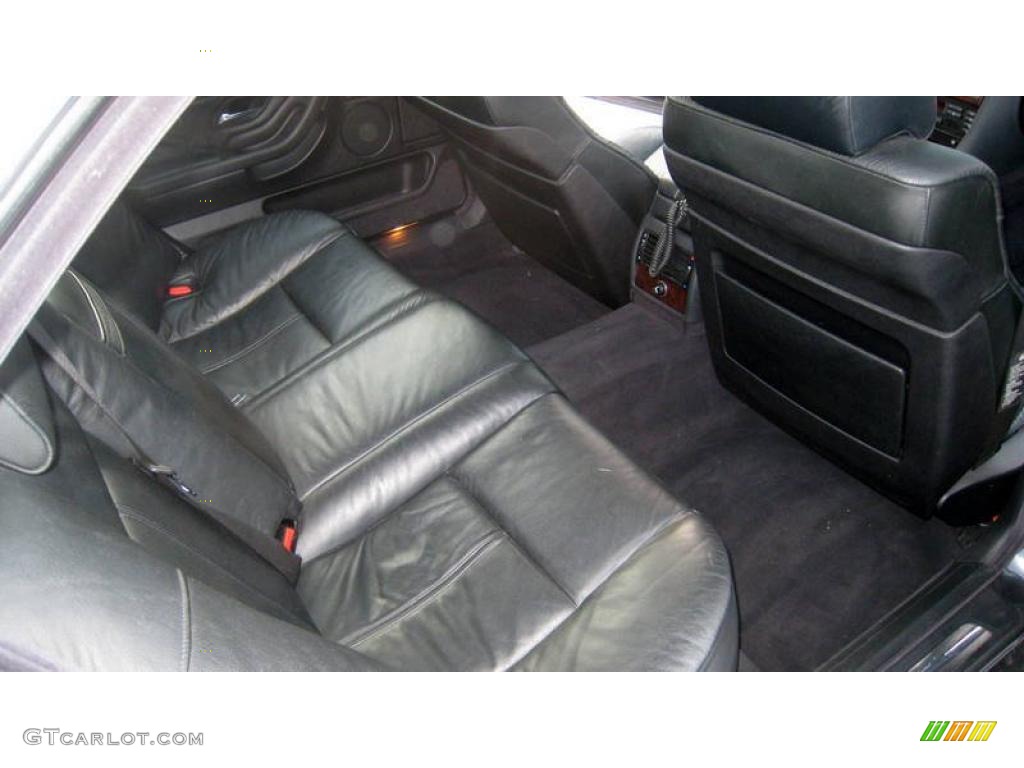 Black Interior 1998 BMW 7 Series 740iL Sedan Photo #41382276