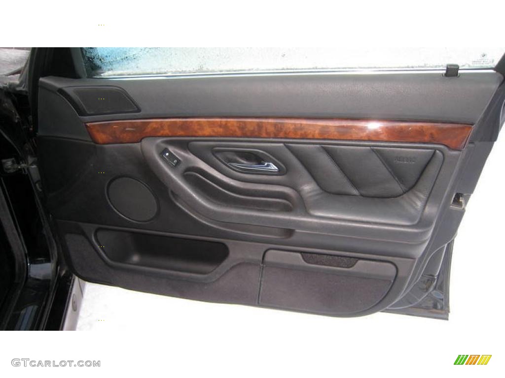 1998 BMW 7 Series 740iL Sedan Black Door Panel Photo #41382292